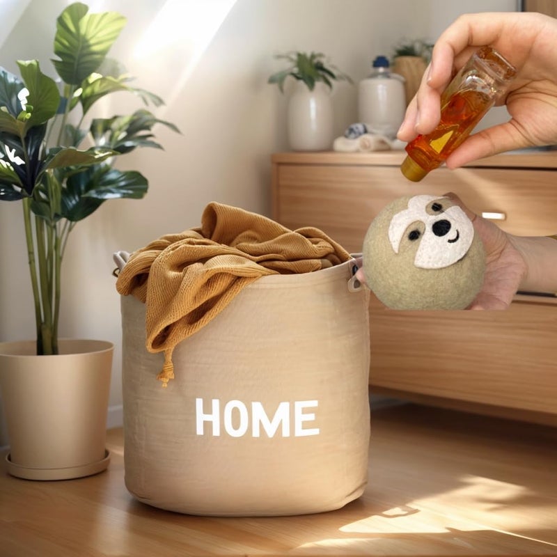 YWXWY Wool Dryer Balls, Cute Pattern Drying Balls for Laundry, Anti Static, Saving Drying Time&Reducing Clothing Wrinkles, Dryer Balls Laundry Reusable - 6 Pack - Image 5